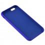 Чехол Silicone для iPhone 6 / 6s case shine blue 