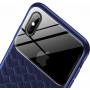 Чохол Baseus Glass Weaving для iPhone Xs Max синій