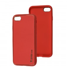 Чохол для iPhone 7/8/SE 20 Leather Xshield red