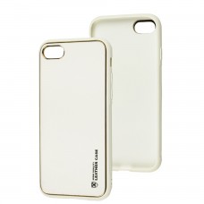 Чехол для iPhone 7 / 8 / SE 20 Leather Xshield white