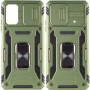 Чохол для Xiaomi Poco X4 Pro 5G Camshield Army Ring оливковий / army green