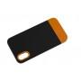 Чохол для iPhone X/Xs Bichromatic black/orange