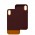 Чехол для iPhone X / Xs Bichromatic brown burgundy / orange