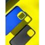 Чехол для iPhone X / Xs Bichromatic matte / yellow