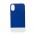 Чехол для iPhone X / Xs Bichromatic navy blue / white