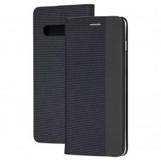 Чехол книжка для Samsung Galaxy S10+ (G975) Premium HD черный