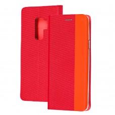 Чехол книжка для Samsung Galaxy S9+ (G965) Premium HD красный
