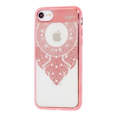Чехол Beckberg для iPhone 7 / 8 Monsoon молитва розовое золото дизайн пять