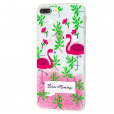 Чехол для iPhone 7 Plus / 8 Plus Chic Kawair розовые фламинго 