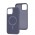 Чехол для iPhone 12 Pro Max Bonbon Leather Metal MagSafe lavender