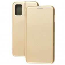 Чехол книжка Premium для Samsung Galaxy M51 (M515) золотистый