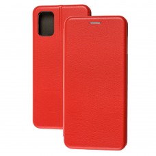 Чехол книжка Premium для Samsung Galaxy M51 (M515) красный