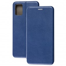 Чехол книжка Premium для Samsung Galaxy M51 (M515) темно-синий