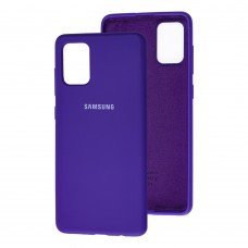 Чехол для Samsung Galaxy A71 (A715) Silicone Full фиолетовый