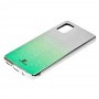 Чохол для Samsung Galaxy A51 (A515) Swaro glass сріблясто-бірюзовий