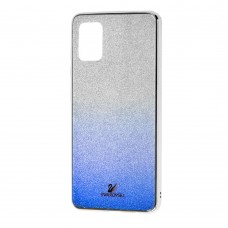 Чехол для Samsung Galaxy A51 (A515) Swaro glass серебристо-синий