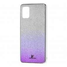 Чехол для Samsung Galaxy A51 (A515) Swaro glass серебристо-фиолетовый