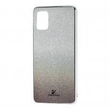 Чохол для Samsung Galaxy A51 (A515) Swaro glass сріблясто-чорний