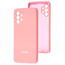 Чохол для Samsung Galaxy A32 (A325) Full camera рожевий / pink