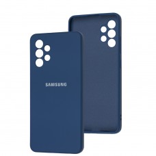 Чехол для Samsung Galaxy A32 (A325) Full camera синий / navy blue