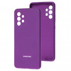 Чехол для Samsung Galaxy A32 (A325) Full camera фиолетовый / grape