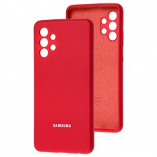 Чехол для Samsung Galaxy A32 (A325) Full camera красный / rose red
