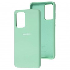 Чохол для Samsung Galaxy A52 Silicone Full бірюзовий / ice blue