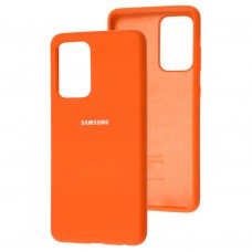 Чохол для Samsung Galaxy A52 Silicone Full помаранчевий