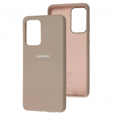 Чехол для Samsung Galaxy A52 (A526) Silicone Full серый / lavender