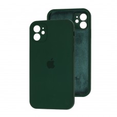 Чохол для iPhone 11 Square Full camera зелений / dark green