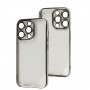 Чехол для iPhone 14 Pro Acrylic Brilliant silver