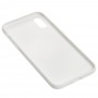 Чехол для iPhone Xs Max glass LV белый