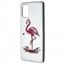 Чехол для Samsung Galaxy A71 (A715) Fashion mix фламинго