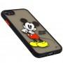 Чохол для iPhone 7 / 8 Picture shadow matte Mickey Mouse чорний