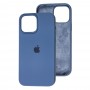 Чохол для iPhone 13 Pro Max Silicone Full сірий / lavender gray