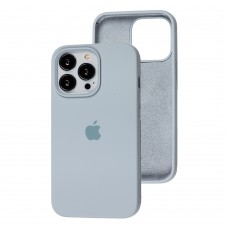Чехол для iPhone 13 Pro Silicone Full серый / mist blue