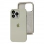 Чохол для iPhone 13 Pro Square Full silicone сірий / stone