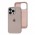 Чохол для iPhone 13 Pro Square Full silicone сірий / lavender