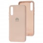 Чохол для Huawei P Smart S / Y8p Silicone Full рожевий / pink sand
