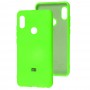 Чохол для Xiaomi Redmi Note 5 / Note 5 Pro Silicone Full салатовий / neon green