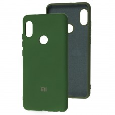 Чехол для Xiaomi Redmi Note 5 / Note 5 Pro Silicone Full зеленый / dark green