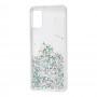 Чохол для Samsung Galaxy A41 (A415) Wave confetti прозоро-сріблястий