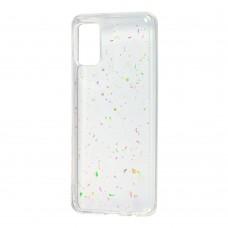 Чохол для Samsung Galaxy A41 (A415) Wave confetti прозорий мікс