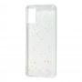 Чехол для Samsung Galaxy A41 (A415) Wave confetti прозрачный микс