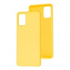 Чехол для Samsung Galaxy A51 (A515) Full without logo neon yellow