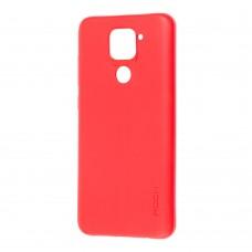 Чехол для Xiaomi Redmi Note 9 Rock soft матовый красный