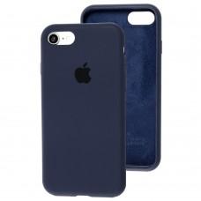Чохол для iPhone 7 / 8 / SE20 Silicone Slim Full темно-синій
