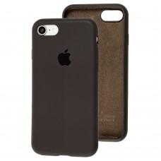 Чехол для iPhone 7 / 8 / SE20 Silicone Slim Full coffee