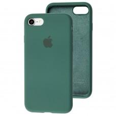 Чехол для iPhone 7 / 8 / SE20 Silicone Slim Full pine green