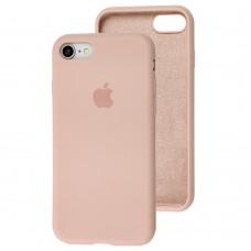 Чехол для iPhone 7 / 8 / SE20 Silicone Slim Full pink sand